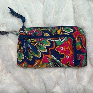 EUC Vera Bradley Venetian Paisley  Zip Wristlet